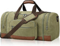 Litvyak Duffle Bag for Travel, Large 60L Canvas Travel Duffel Bags Overnight by Litvyak