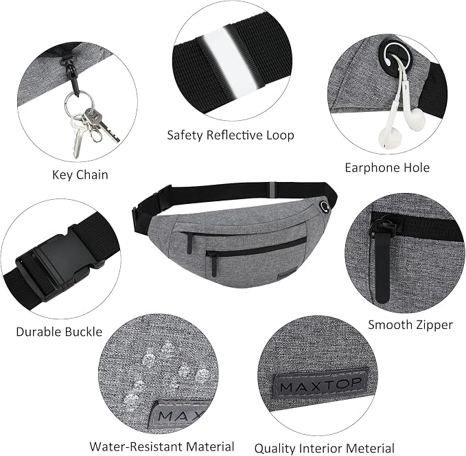 MAXTOP Large Crossbody Fanny Pack - Image 4