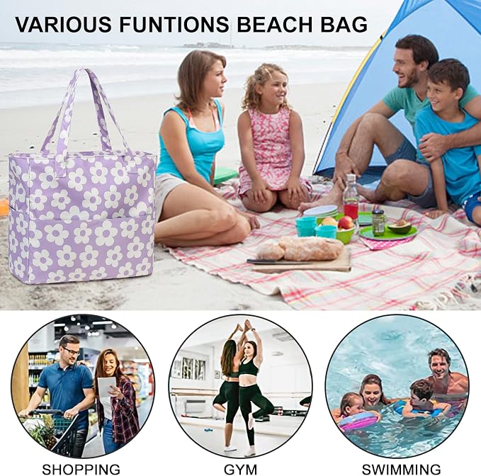 Waterproof Beach Tote Pool Bags - Image 5