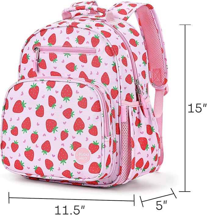 mibasies Girls Backpack 5-8: Lightweight Kids Backpacks - Image 2