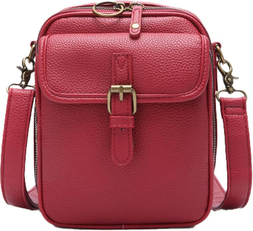 1060 Leather Crossbody Bags for Women Anti-Theft Vegan Purse by 1060BrandExperts