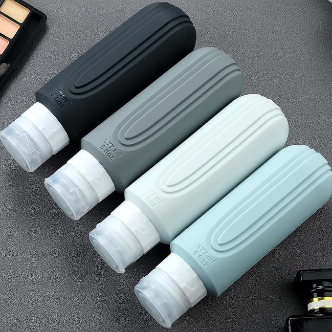 Travel Bottles for Toiletries, Large 6oz Oversize Containers, BPA Free Leak - Image 6