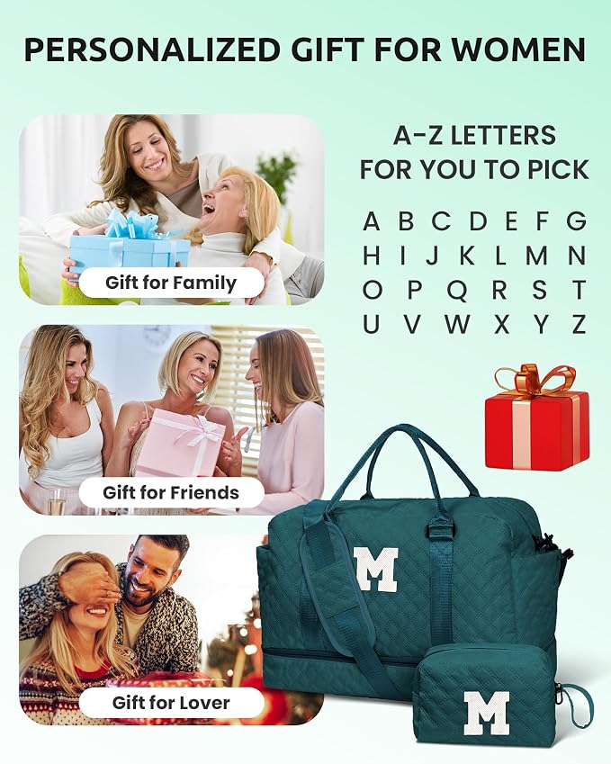 Gifts for Women-Initial Kids Duffel Bags - Image 2