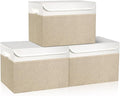 Large 17" 42 Quarts Collapsible Stackable Storage Bins by Bagnizer