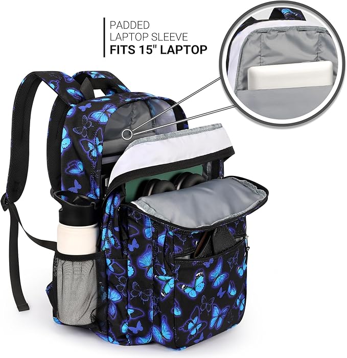 ZORFIN 26L Backpack for College, and Travel: Water Resistant Bookbag - Image 4