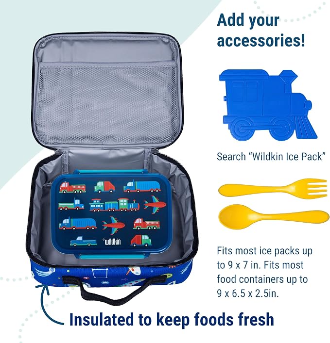 Wildkin Kids Insulated Lunch Box – Durable and Reusable - Image 5