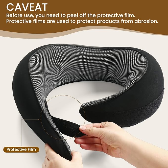 Neck Pillow, Travel Pillow uses Memory Foam to Support Neck Comfort, Ideal - Image 8