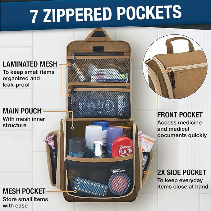 D&D Hanging Travel Toiletry Bag - Image 5