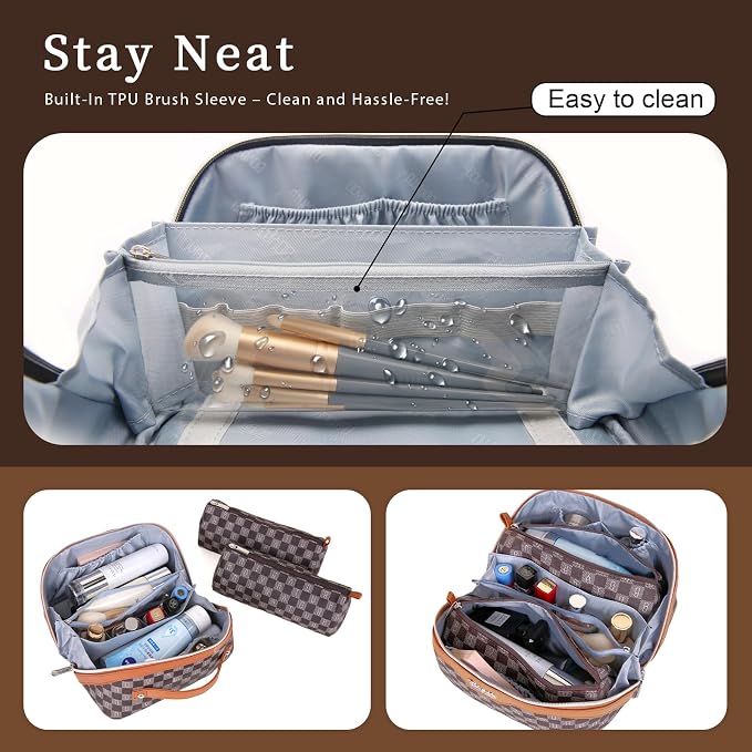 BOYATU Travel Makeup Bag Cosmetic Bags - Image 5