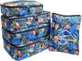 5 Set Packing Cubes for Travel Large Suitcase Luggage Organizer Bags Travel by HOPSOOKEN
