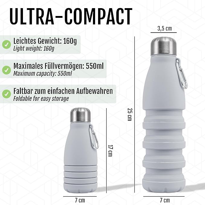 Foldable Drinking Bottle - Image 3