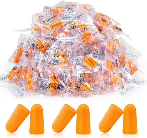 100 Pairs Earplugs for Noise Canceling Ear Plugs for Sleep Work Snoring Sound by LETAYAR