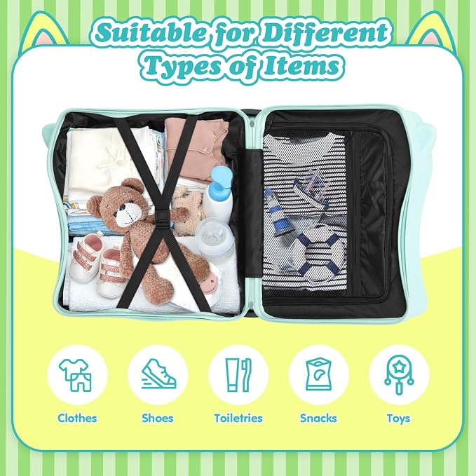 smilesun 20" Ride-On Travel Suitcase - Image 5