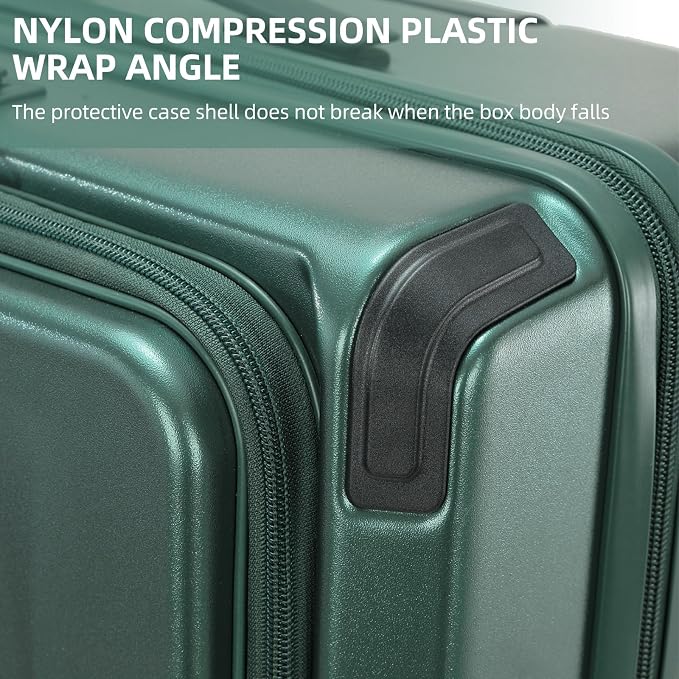 Premium Carry On Luggage, 29 Inch Top Opening Aluminum Frame Airline Approved - Image 9