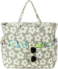 LEDAOU Beach Bag Waterproof Sandproof Women Tote Bag Pool Bag by LEDAOU