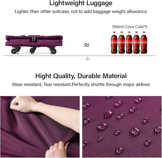 Hanke Expandable Collapsible Luggage - Image 6