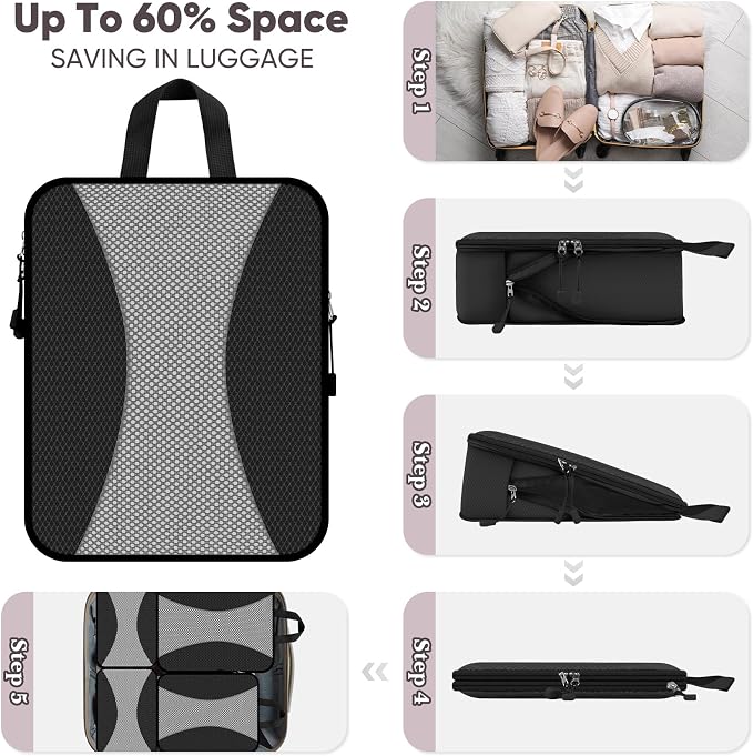 8 Set Compression Packing Cubes - Image 2