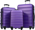 Merax Luggage Sets of 3 Piece Carry on Suitcase Airline Approved, 20/24/28 IN by Merax