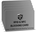 SaiTech IT 5 Pack RFID Blocking Cards, One Protects Entire Wallet Purse by SaiTechIT