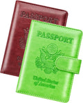 Herain Passport Holder for Travel Cruise Essentials, RFID Passports Book Card by WelcometoHerain