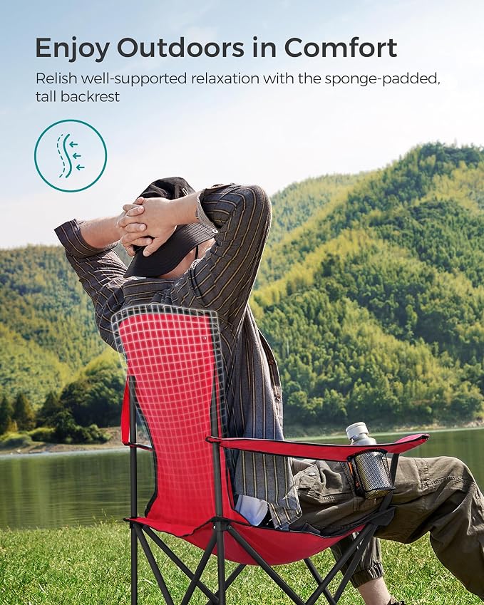 SONGMICS Folding Camping Chair, - Image 4