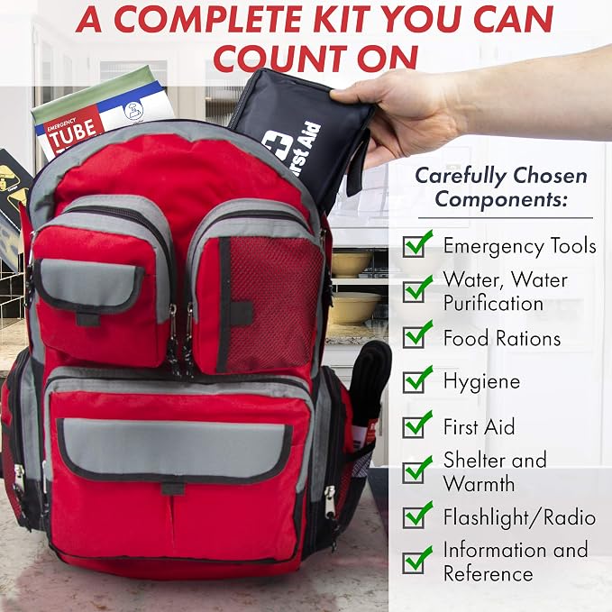 Urban Survival Bug-Out Bag/Go Bag and Disaster Survival Supplies - Image 4