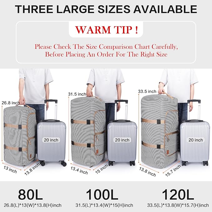 120L Duffle Bag for Travel, Large Foldable Waterproof Travel Duffel Bags - Image 3