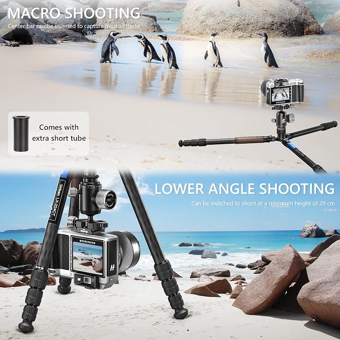 Carbon Fiber Lightweight Travel Tripod - Image 6