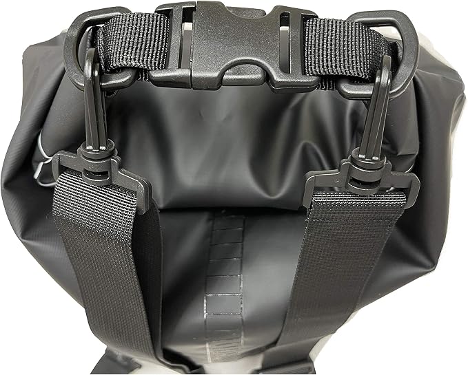 EliteShield Waterproof Dry Bag backpack Roll Top Closure Rafting Boating Black - Image 6