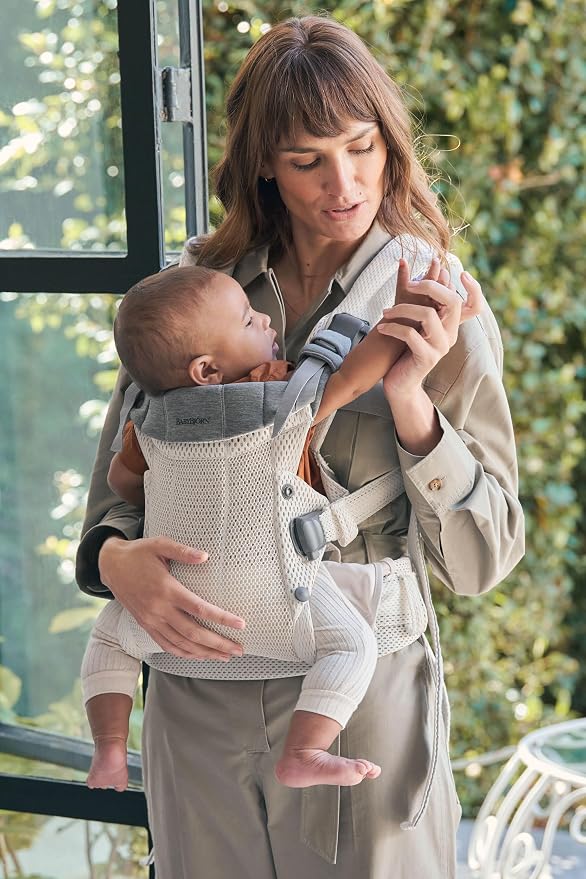 BabyBjörn Baby Carrier Harmony, 3D Mesh, 3-in-1 Ergonomic Baby Carrier; Newborn - Image 9