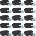JOIKIT 15 Pack 6.5 Feet x 1 Inch Lashing Straps, Cam Buckle Tie Down Strap up by JOIKIT