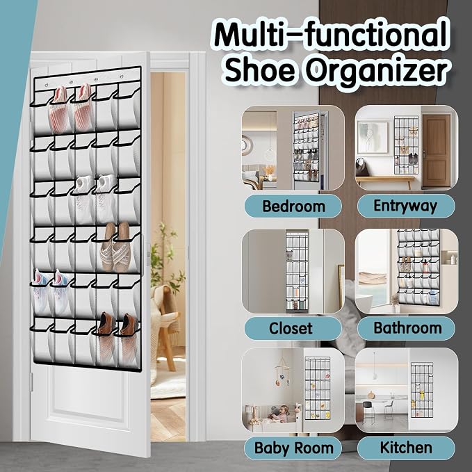 Over the Door Shoe Organizer - Image 5