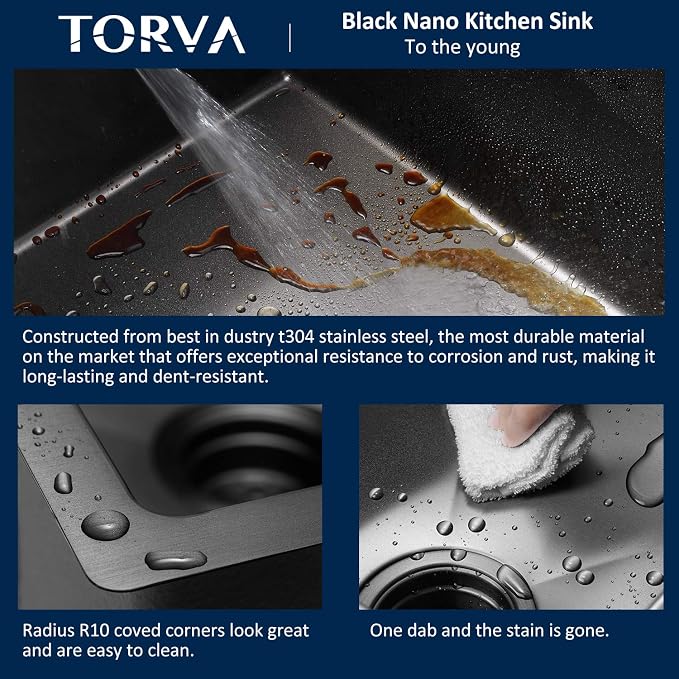 TORVA 30 x 18 Inch Black Ceramic Coating - Image 6