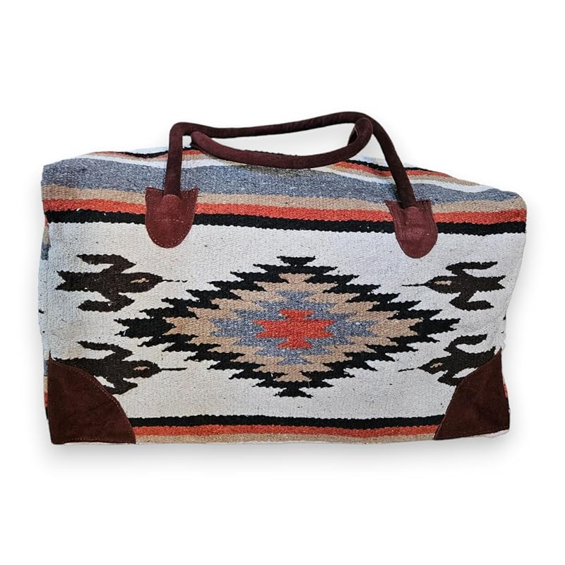 Southwestern Large Weekender Travel Bag Western Duffle Bag Boho Travel Bag - Image 3