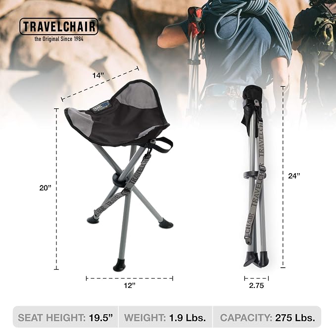 Travel Chair Slacker Tripod Chair - Image 3