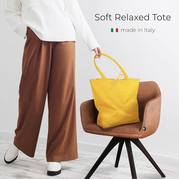 Italian Calf Leather Tote for Women - Image 4