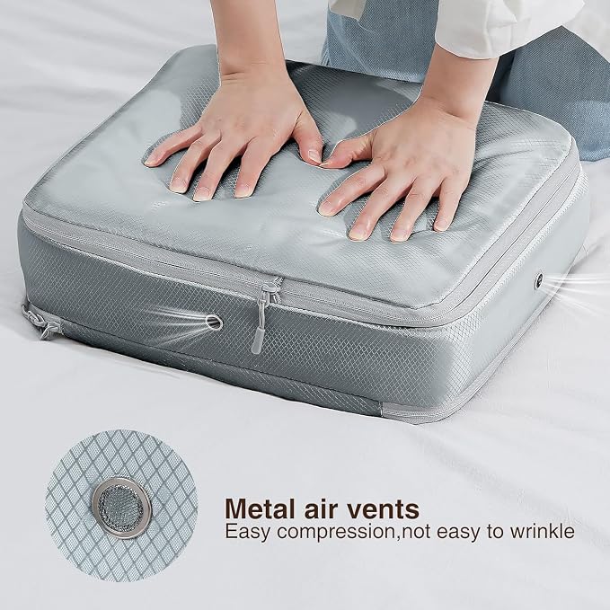 DIMJ Clothes Storage Bag 6 Pack, 19L Compression Storage Bags - Image 4