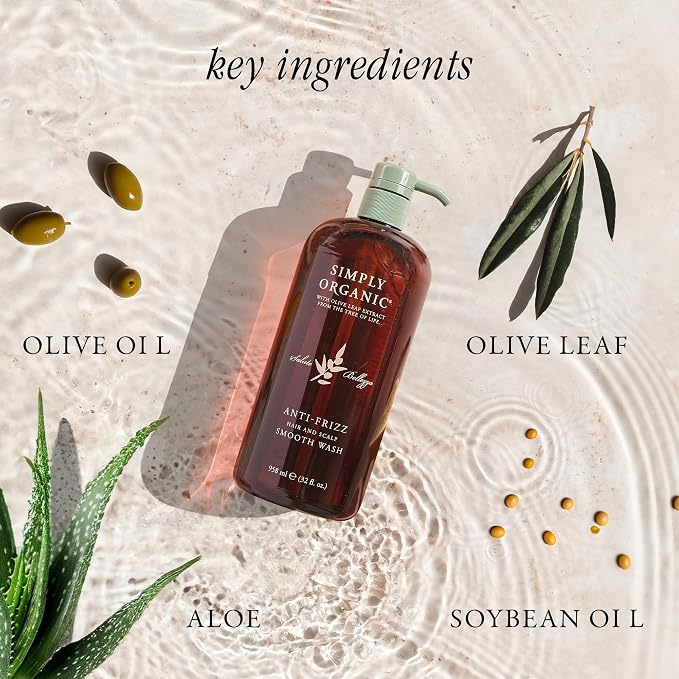 SIMPLY ORGANIC Frizz Control Hair Shampoo Scalp Wash Made in Italy, All Natural - Image 5