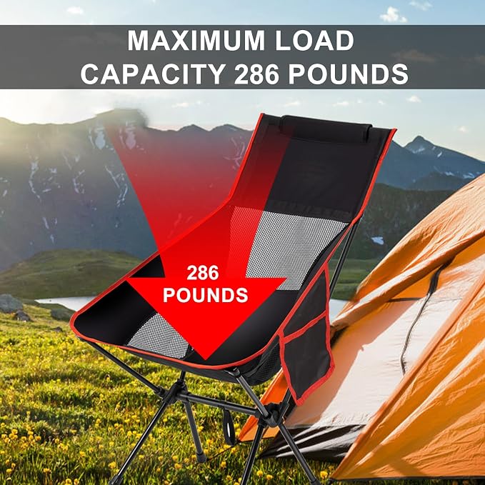 Camping Chairs Portable, Foldable Chair Lightweight, Backpacking Chair - Image 4