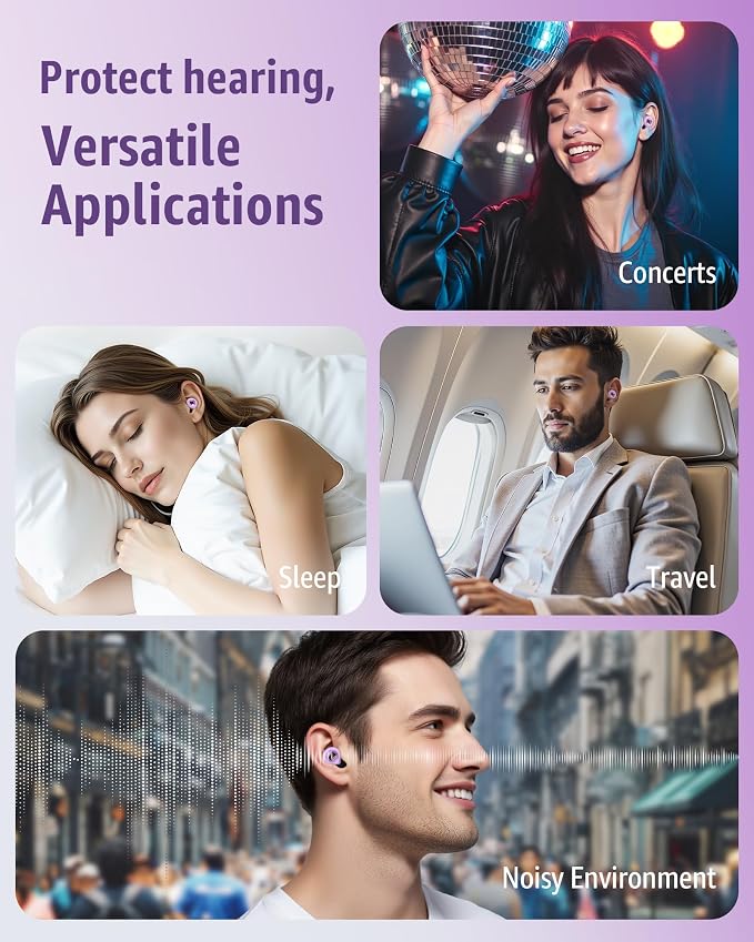 Ear Plugs for Sleeping Noise Cancelling: 45db Ultra-Comfy Reusable - Image 7