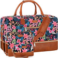 Weekender Bag for Women, Travel Duffel Bag Carry On Overnight Bag by ITIEZY