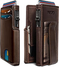 Wallet for Men with Money Clip Coins Pocket ID Window Gift Boxed, Slim Smart by Miyozi