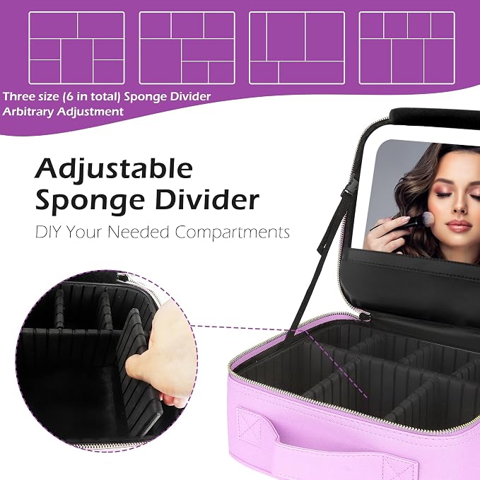 MOMIRA Travel Makeup Bag Cosmetic Bag Makeup Organizer Bag - Image 6