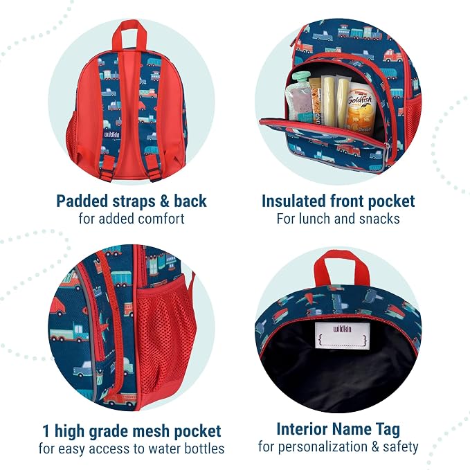 Wildkin 12-inch Kids Backpack – Padded, Adjustable - Image 3