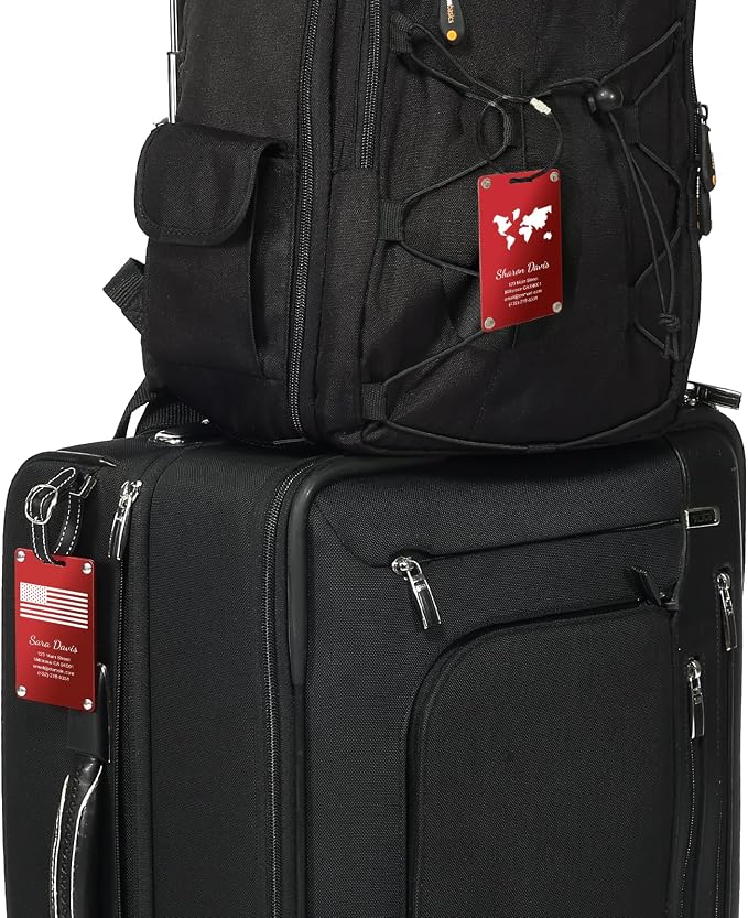 Personalized Luggage Tags: Custom Metal Luggage Tags - Image 7