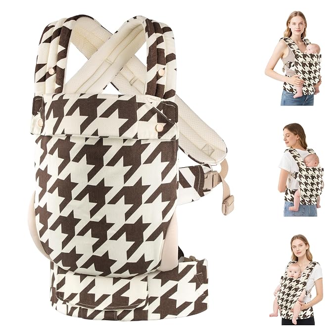 Baby Carrier Newborn to Toddler- Ergonomic, Cozy and Lightweight Infant Carrier by MOCKPOSE