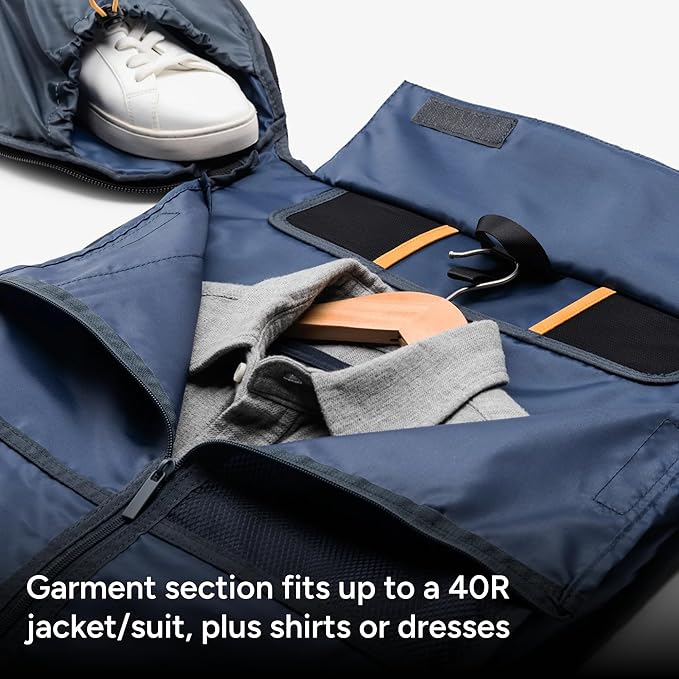 Halfday Convertible 2-in-1 Premium Garment Duffel Weekender Bag 40L | - Image 2