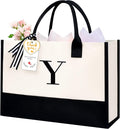 BAGAIL Initial Tote Bag, Personalized Birthday Gifts by BAGAIL