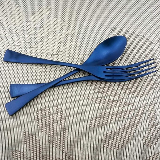 24-Piece Flatware Set, Extra Thick Heavy Duty - Image 2
