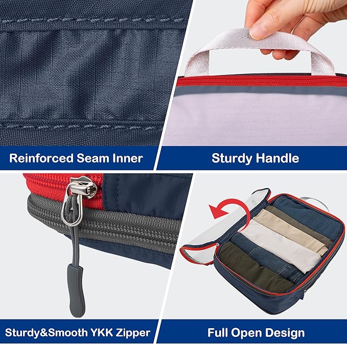 Cipway Compression Packing Cubes Mesh, Lightweight Luggage Organizer Bags - Image 6